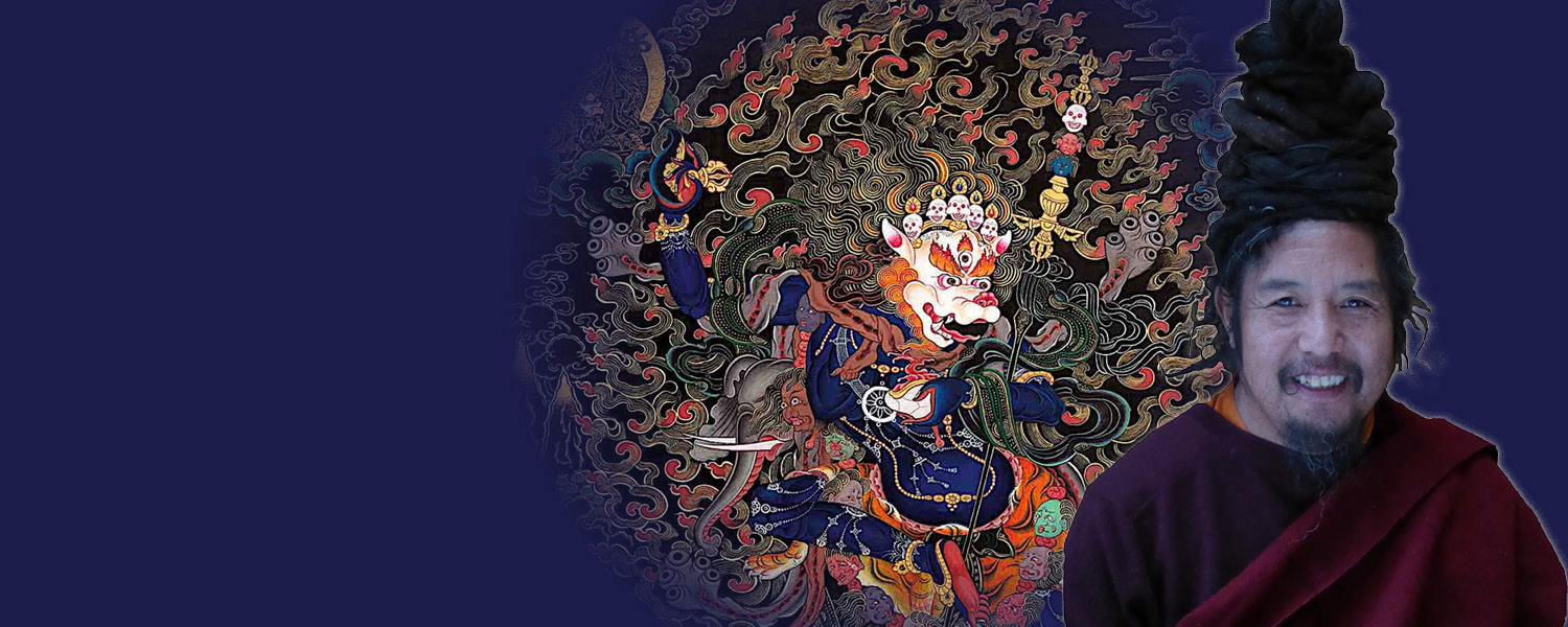 Khenpo Tashi Rinpocse Simhamukha és Tűzszertartást vezet Taron