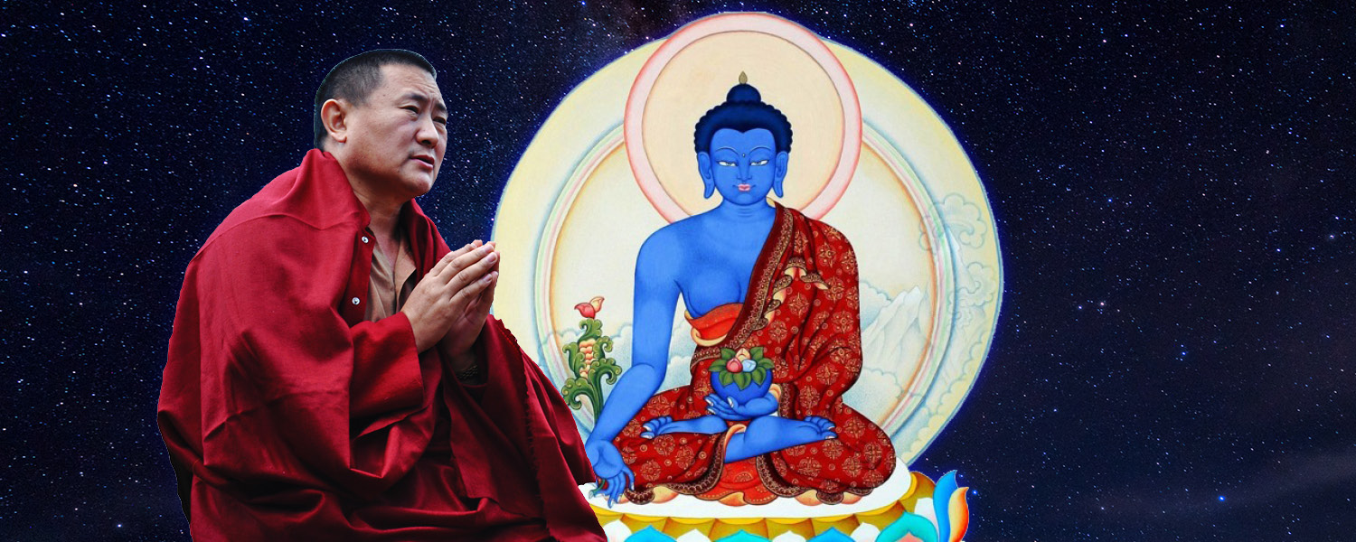Cültrim Rinpocse Gyógyító Buddha meghatalmazást ad a Karmapa Házban @ Karmapa Ház