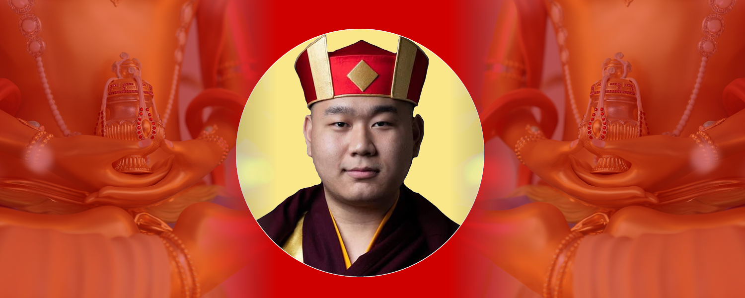 Jamgon Kongtrul Rinpocse Amitájusz-meghatalmazást ad @ Nemrót Aranykertje Templom, Tar